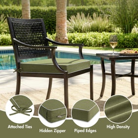 MIULEE cushion offers 28D foam support for comfortable, durable seating.