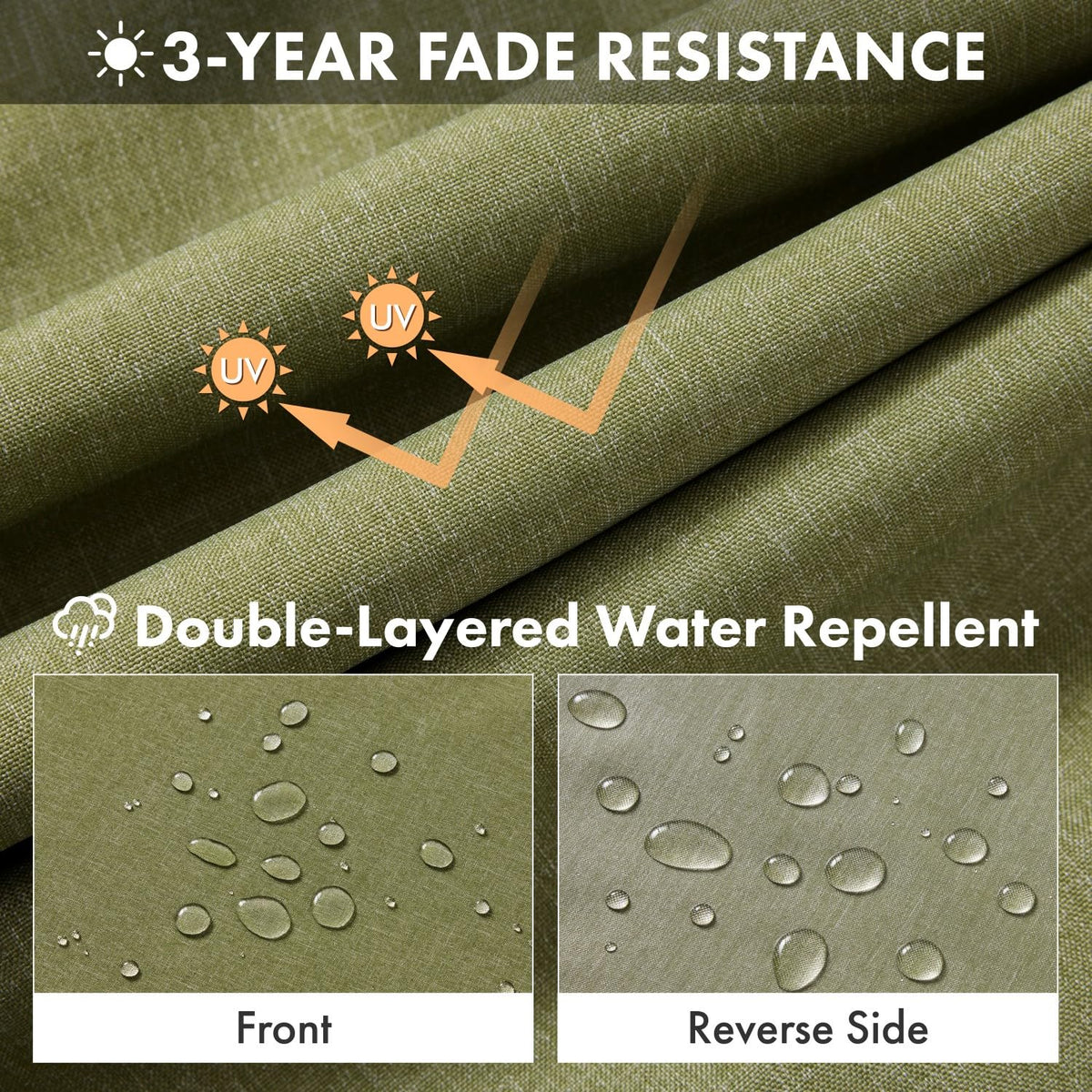 MIULEE cushion with hidden zipper for easy cover removal.