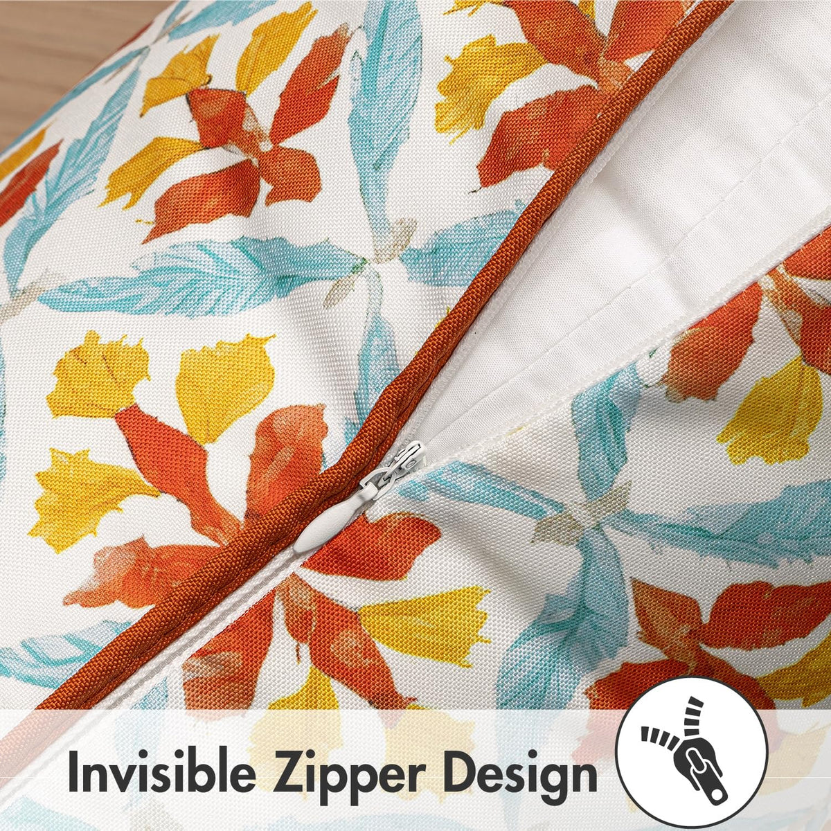 MIULEE hidden zipper detail enables easy insert changes