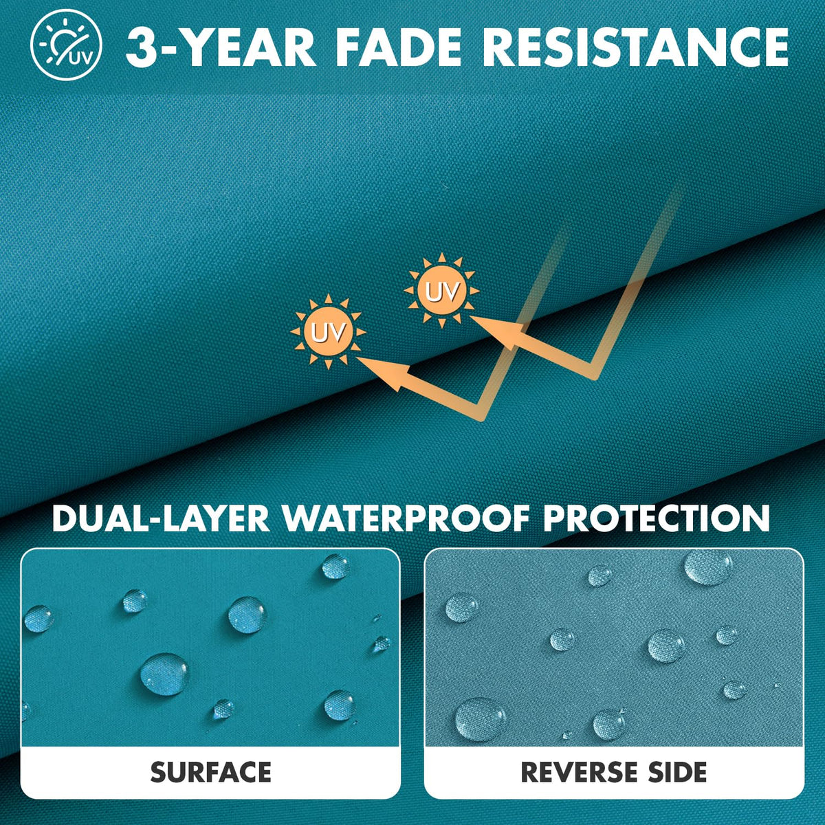 High-resilience 28D foam for comfortable outdoor seating