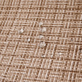 MIULEE invisible zipper close-up on beige pillow cover for easy inserting