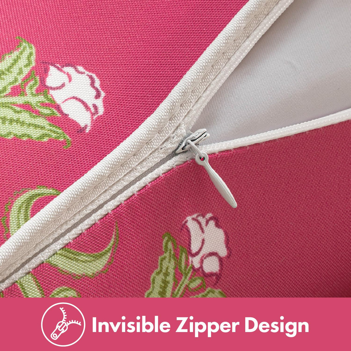 MIULEE machine-washable cover 18x18 easy maintenance