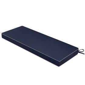 MIULEE navy outdoor bench cushion enhances patio seating with all day comfort