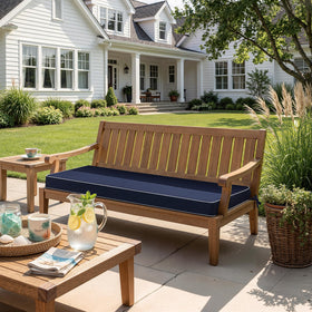 MIULEE navy outdoor cushion with waterproof coating protects against rain and spills