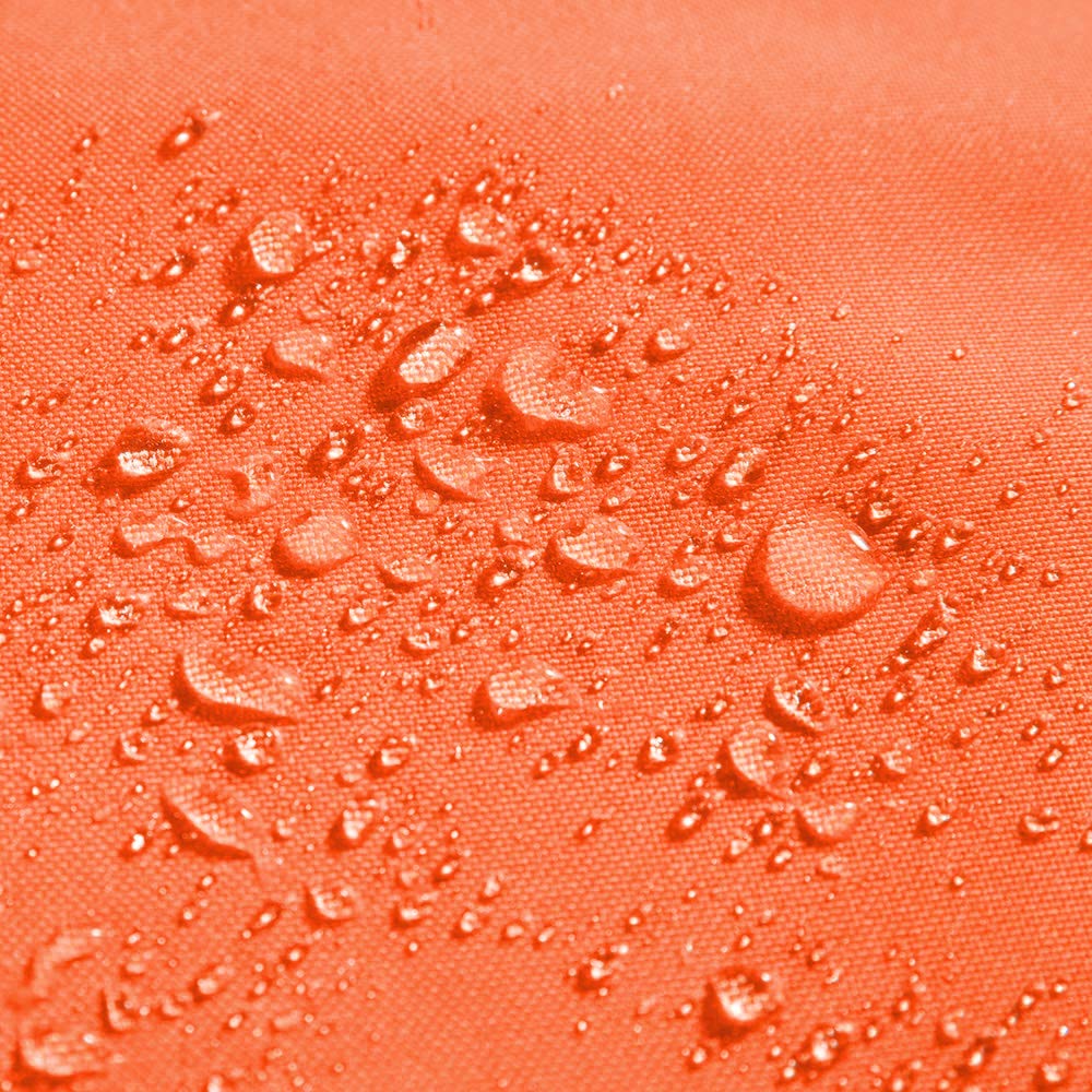 MIULEE orange pillow cover with hidden zipper for seamless look