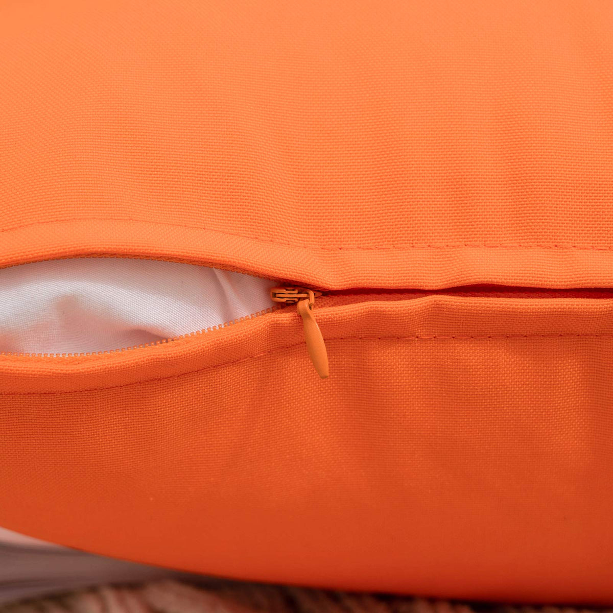 MIULEE orange patio decor pillow cover with warm color accent