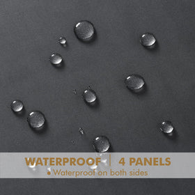 MIULEE 54x84-inch panels create a soft barrier against wind while maintaining air flow.