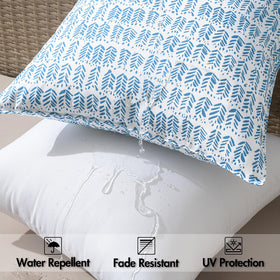 Close-up of MIULEE red lumbar pillow fabric showing fade-resistant canvas