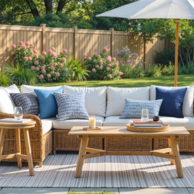 Waterproof and sun-resistant MIULEE cushions endure outdoor exposure