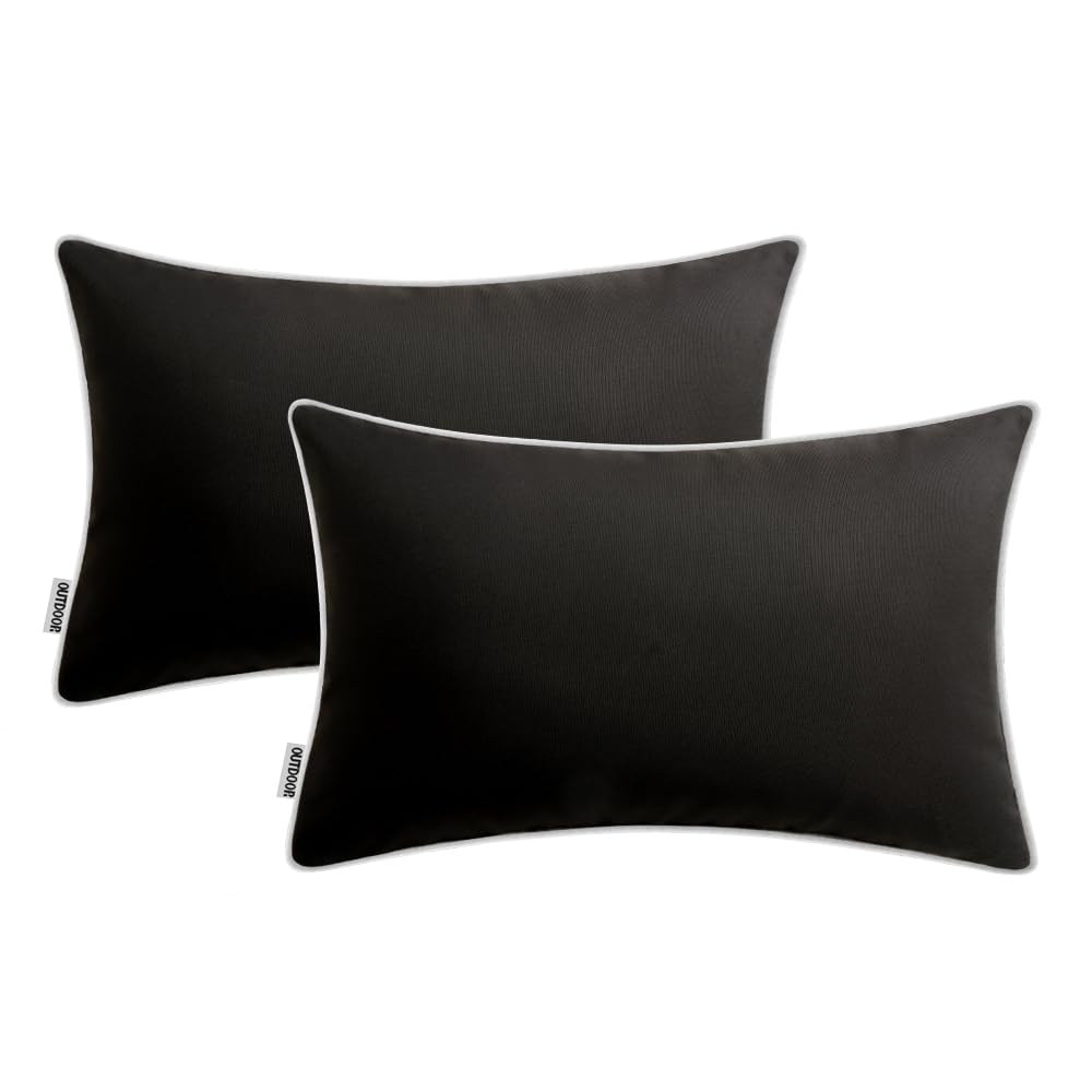 MIULEE waterproof pillow cover for tent, patio, and living areas.