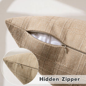 MIULEE PU-coated pillow cover protecting inserts from splashes