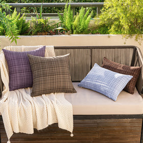 MIULEE brown cover ready to be washed after outdoor use, machine washable