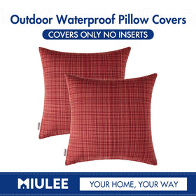 MIULEE pack-of-2 pillow covers refresh decor quickly.