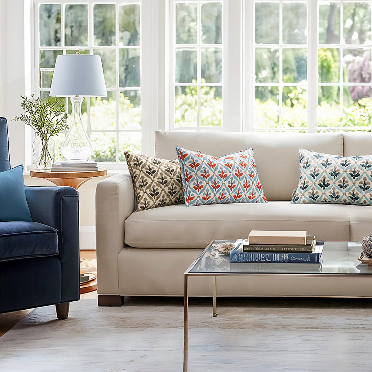 MIULEE pack-two outdoor pillow covers offers stylish value for balcony or patio.