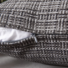 MIULEE gray patio and garden pillow cover enhances outdoor seating