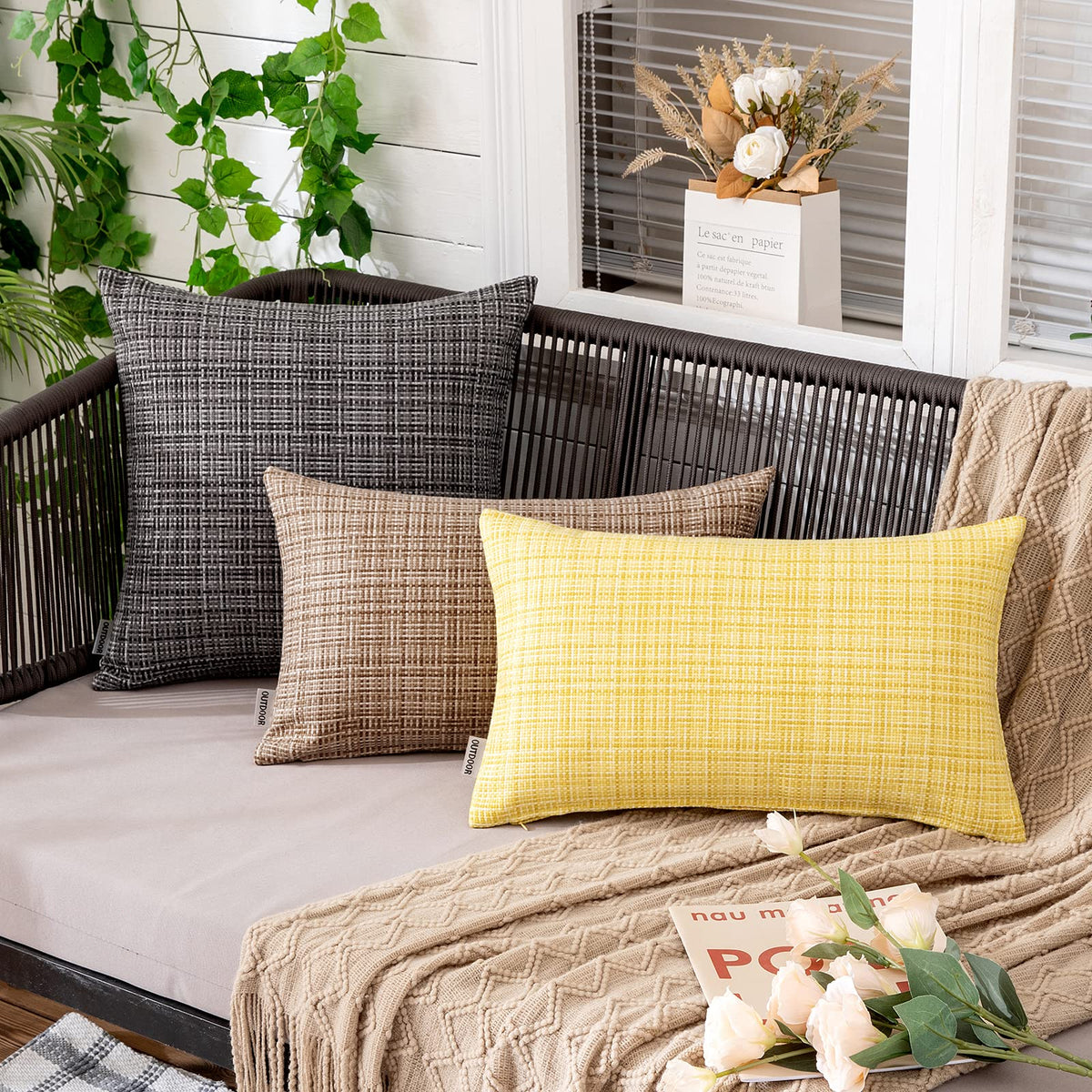 MIULEE durable polyester with PU coating resists splashes for outdoor use