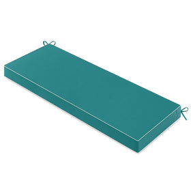 MIULEE turquoise outdoor bench cushion 48x18x3 inch, vibrant color for patio seating