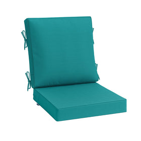 MIULEE turquoise outdoor dining cushion seat shows waterproof 20x20 design for patio chairs