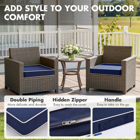 MIULEE cushion coating showing waterproof protection against splashes.
