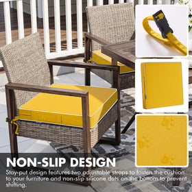 MIULEE cushions feature non-slip bottom to prevent shifting during use