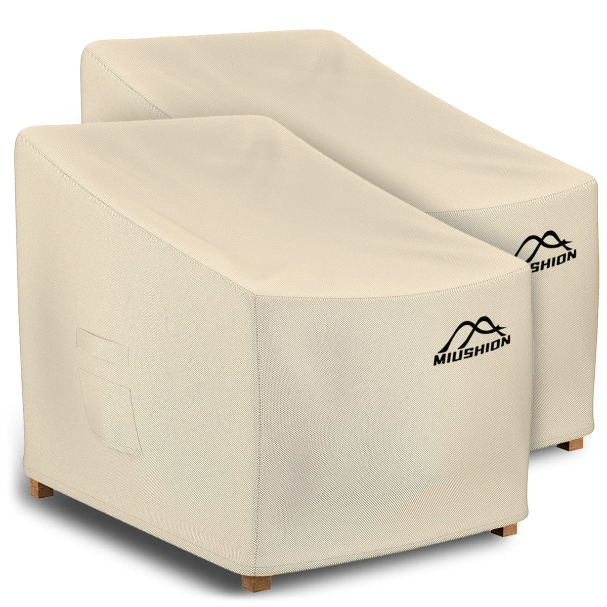 Miushion patio chair cover waterproof and UV resistant for outdoor protection.
