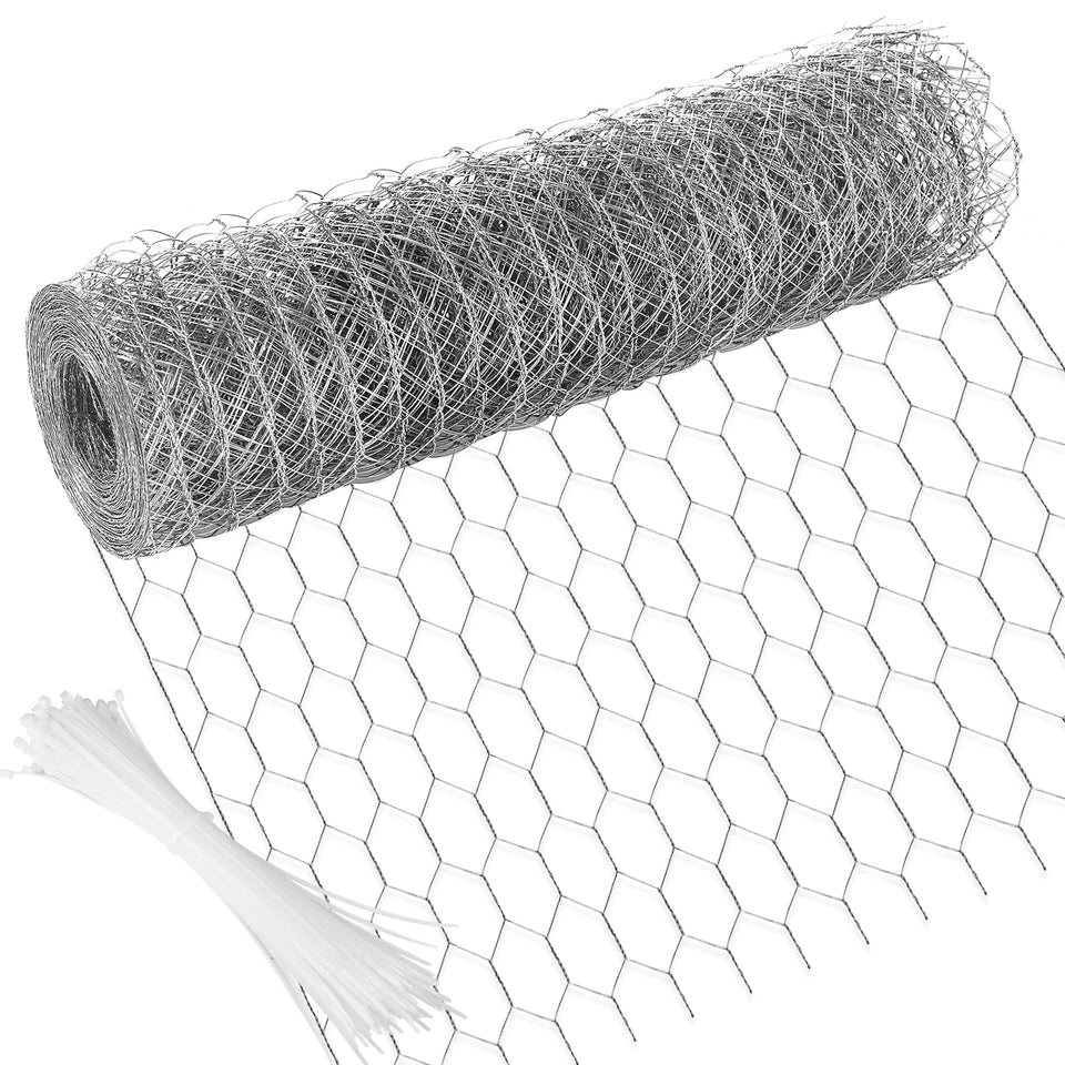 Miuwauer chicken wire long roll for customizable fences