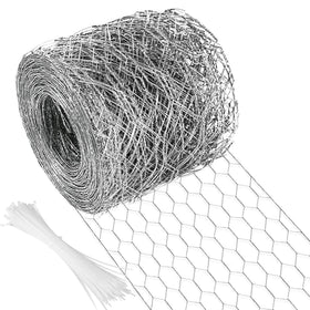 Miuwauer chicken wire hexagonal mesh closeup highlighting durable galvanized coating for long-lasting fences.