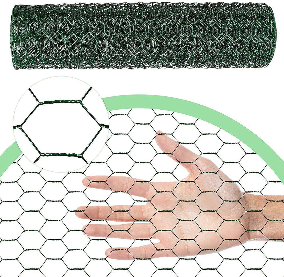Miuwauer garden fence mesh easy to cut and shape for custom enclosures