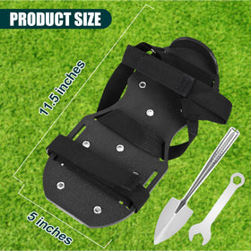 Miuwauer aerator shoes showing adjustable Velcro straps for secure fit during use.