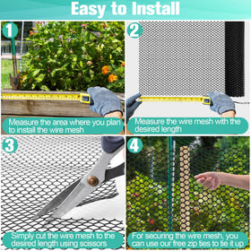 Non-metal Miuwauer mesh prevents sharp edges and corrosion over time.