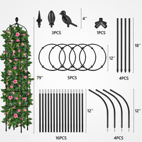 Miuwauer tool-free assembly trellis enables quick setup without tools