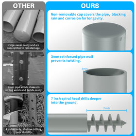 Miveda concentric reducer joints provide strong pole connections
