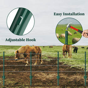 MIWEVRO versatile post for garden fences and barriers