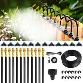 MIXC 50ft drip tubing layout for efficient water delivery to beds