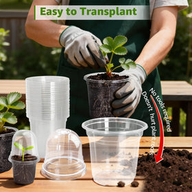 Lightweight yet sturdy for easy handling during starting and transplanting.