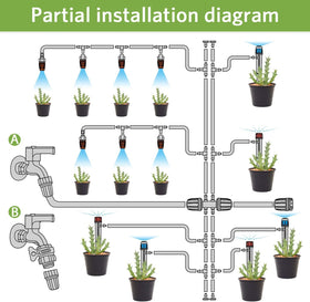 MIXC emitters ensure consistent moisture delivery at root zones