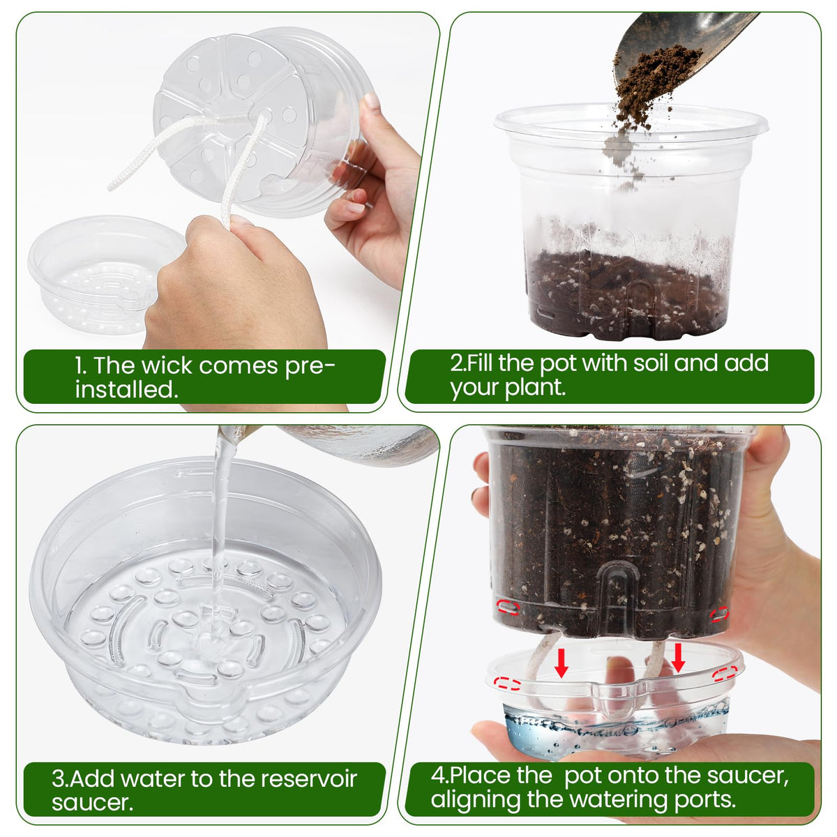 MIXC BPA-free plastic pot, reinforced rim resists chipping for long-term use