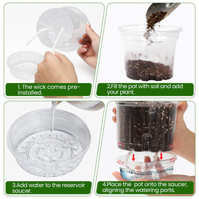 MIXC BPA-free plastic pot, reinforced rim resists chipping for long-term use