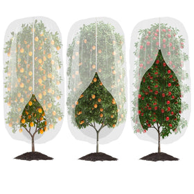 Mixc garden fruit tree netting with zipper enables easy access while guarding against pests.