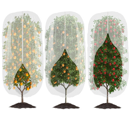 Mixc garden fruit tree netting with zipper enables easy access while guarding against pests.