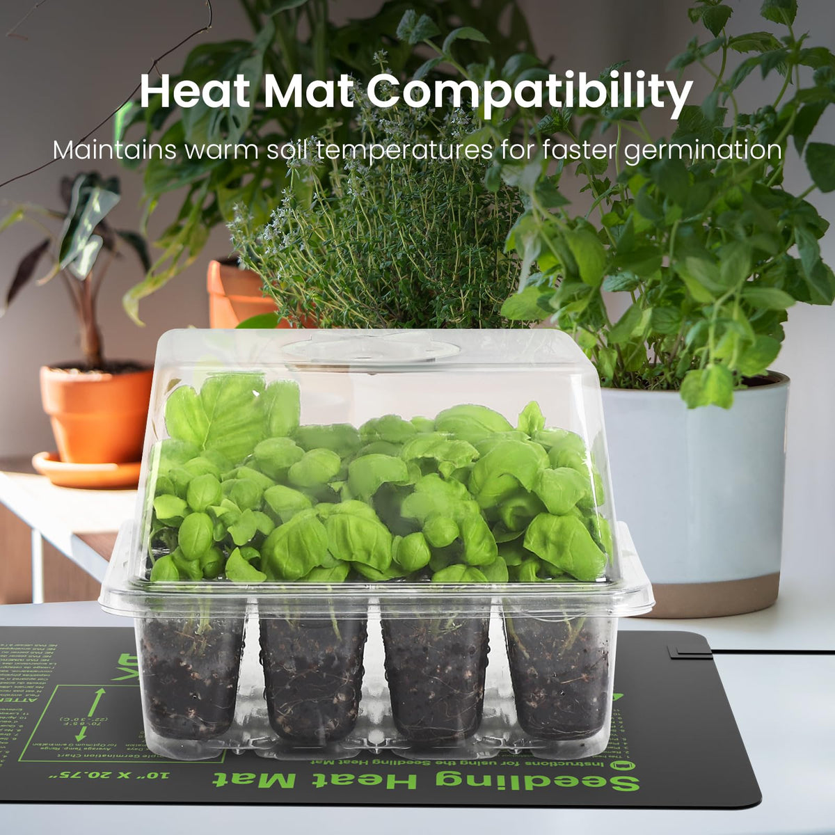 MIXC indoor seed starting setup is ideal for beginners and seasoned gardeners alike.