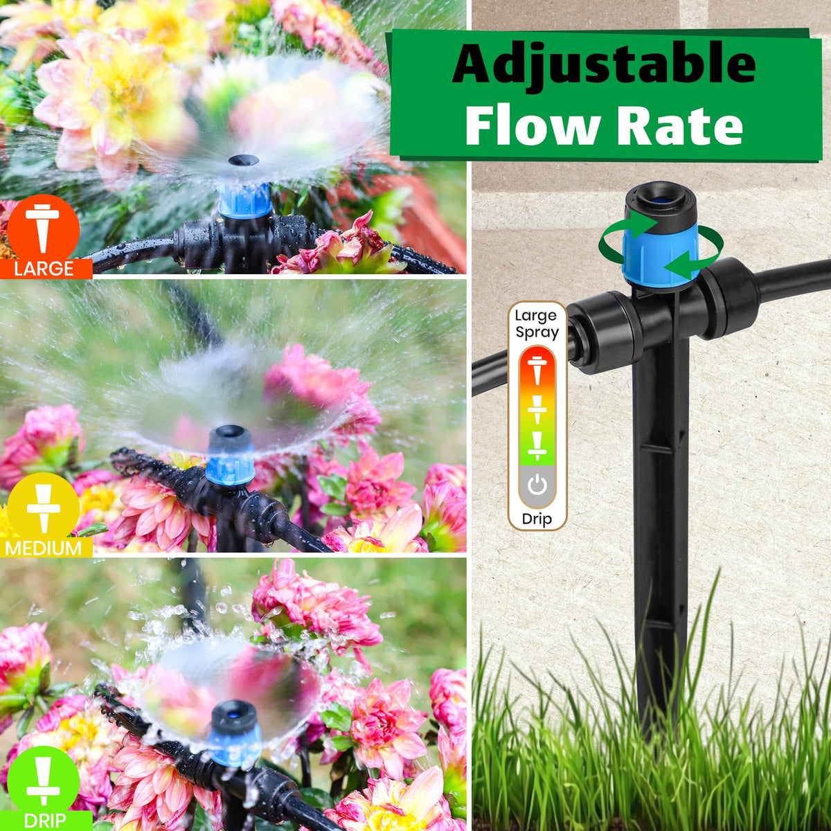 MIXC leak-proof seal ensures reliable drip delivery across zones