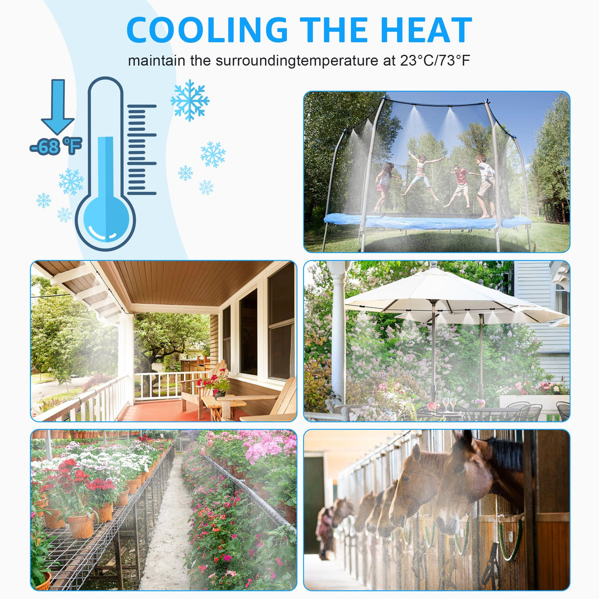 MIXC tool free installation showing easy setup for patios and corrals