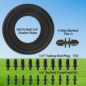 MIXC porous soaker tubing delivers gentle seepage along full length