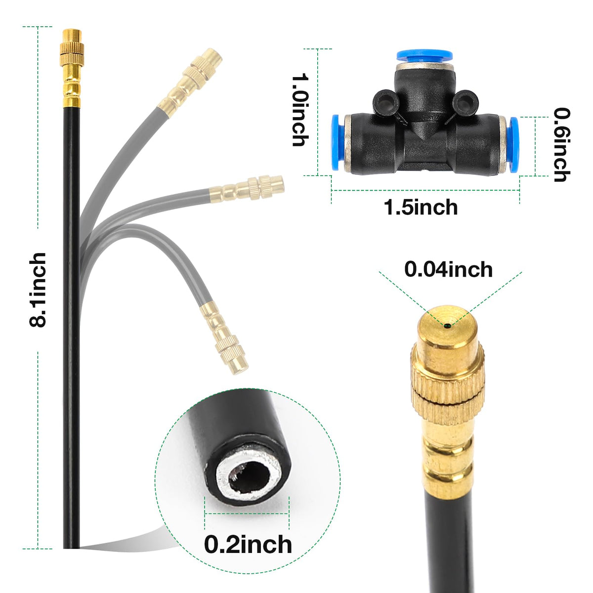 MIXC three-way quick connectors enable flexible branching