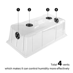 MIXC tight-seal dome retaining warmth and moisture.