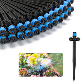 MIXC two-way quick-connect emitter assembly for easy irrigation setup
