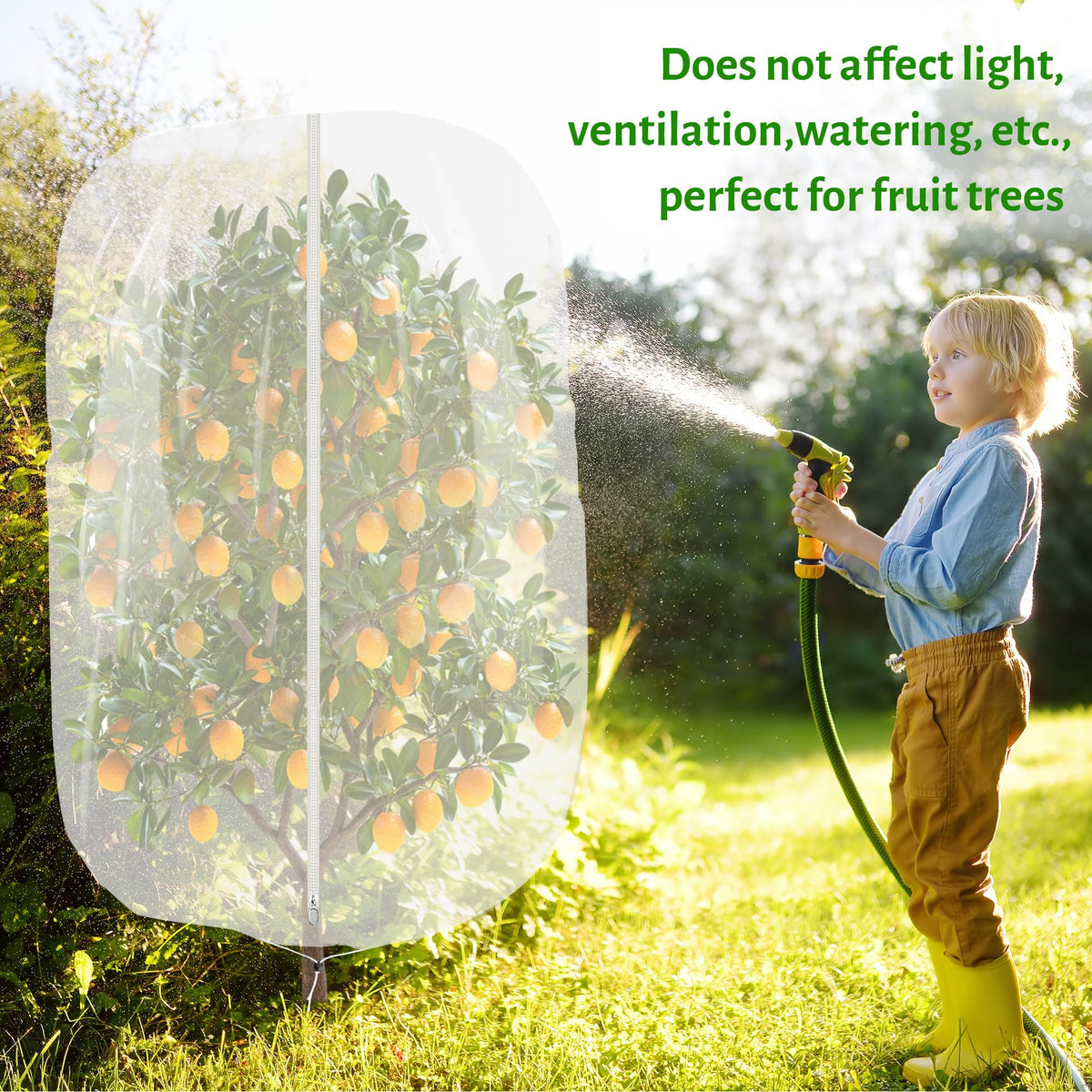 Mixc weather-resistant net cover endures sun and rain for outdoor use.