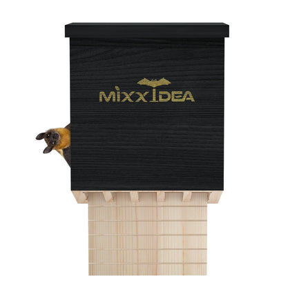 MIXXIDEA bat house double chamber exterior ready for outdoor roosting