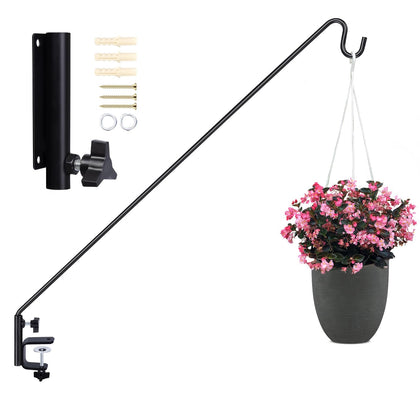 MIXXIDEA deck hook secures wind chimes on outdoor railings for easy display